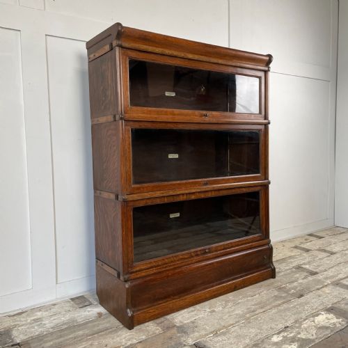 OAK GLOBE WERNICKE BARRISTERS BOOKCASE - ADDITIONAL PHOTO 6