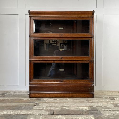 OAK GLOBE WERNICKE BARRISTERS BOOKCASE - ADDITIONAL PHOTO 7