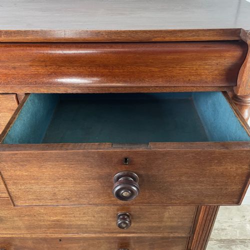 19TH C WELSH OAK CHEST OF DRAWERS - ADDITIONAL PHOTO 6