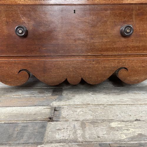 19TH C WELSH OAK CHEST OF DRAWERS - ADDITIONAL PHOTO 10