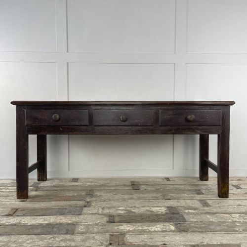 georgian painted pine prep table - CATEGORY: ANTIQUE TABLES - DATED GEORGIAN