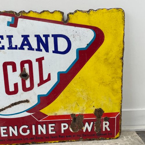 1930'S ENAMEL ADVERTISING SIGN CLEVELAND DISCOL - ADDITIONAL PHOTO 7