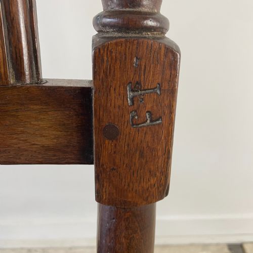 17TH C OAK HALL CHAIR - ADDITIONAL PHOTO 3