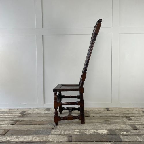 17TH C OAK HALL CHAIR - ADDITIONAL PHOTO 5
