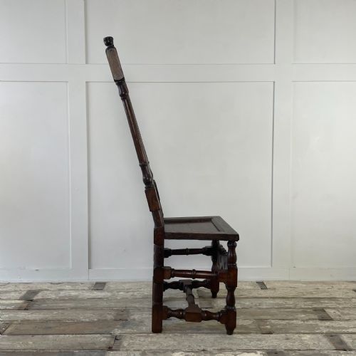 17TH C OAK HALL CHAIR - ADDITIONAL PHOTO 9
