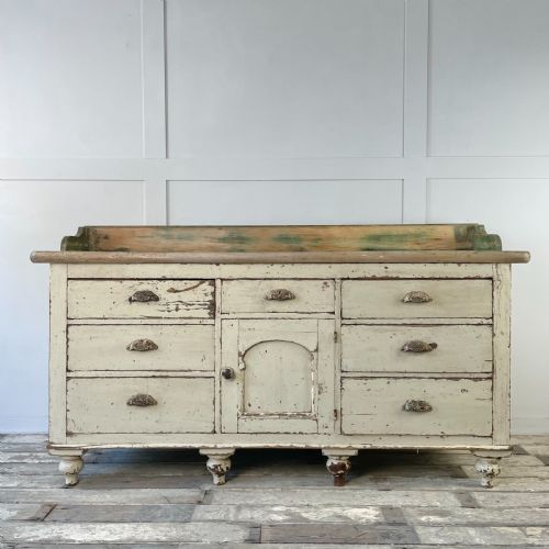 victorian pine kitchen dresser base - CATEGORY: ANTIQUE SIDEBOARDS - DATED 19TH CENTURY