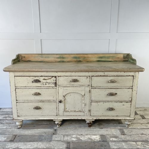 VICTORIAN PINE KITCHEN DRESSER BASE - ADDITIONAL PHOTO 1