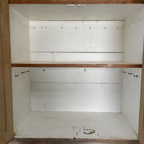 EARLY 19TH C PINE HOUSEKEEPERS CUPBOARD - ADDITIONAL PHOTO 3