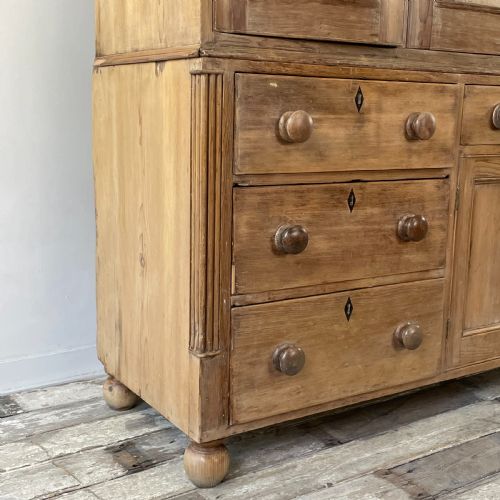 EARLY 19TH C PINE HOUSEKEEPERS CUPBOARD - ADDITIONAL PHOTO 6
