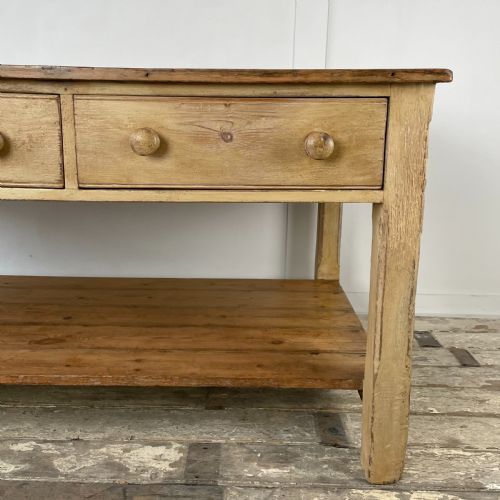 EARLY VICTORIAN PINE PREP TABLE - ADDITIONAL PHOTO 1