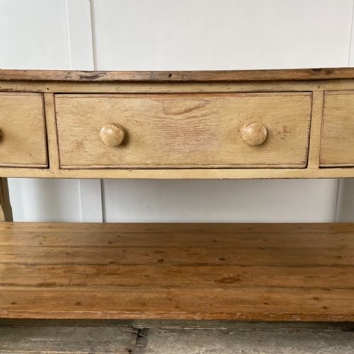 EARLY VICTORIAN PINE PREP TABLE - ADDITIONAL PHOTO 2