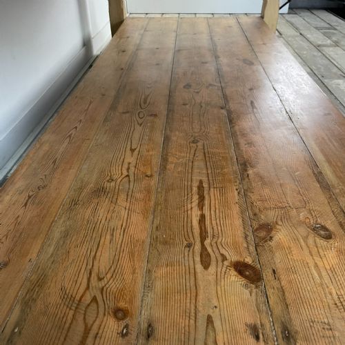 EARLY VICTORIAN PINE PREP TABLE - ADDITIONAL PHOTO 11