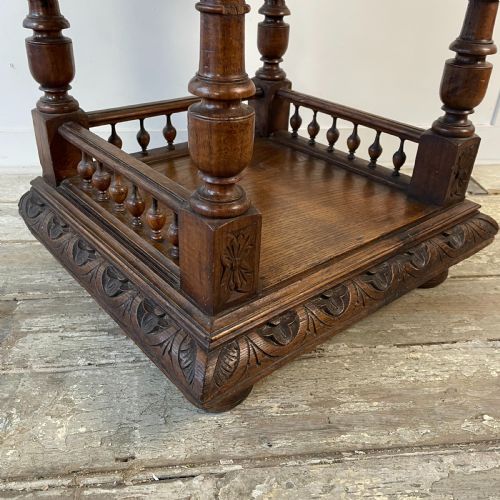 FRENCH OAK AND MARBLE POT CUPBOARD C1900 - ADDITIONAL PHOTO 10