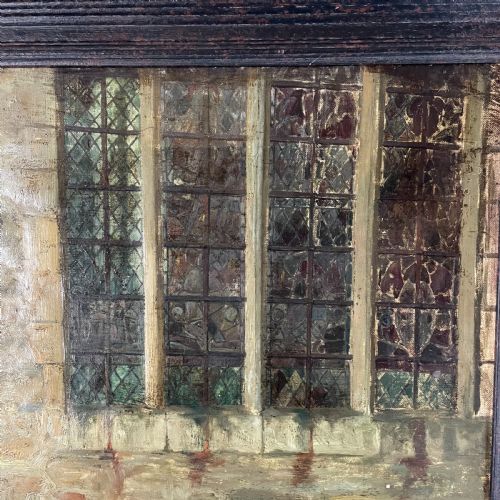 WALTER DENDY SADLER OIL ON CANVAS HADDON HALL 1885 - ADDITIONAL PHOTO 6