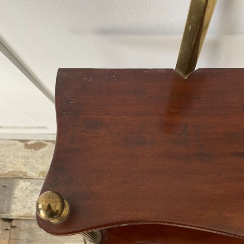 PAIR OF EDWARDIAN SERPENTINE 3 TIER WALL SHELVES - ADDITIONAL PHOTO 7