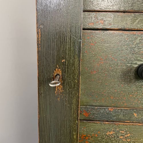 VICTORIAN WELLINGTON CHEST OF DRAWERS - ADDITIONAL PHOTO 5