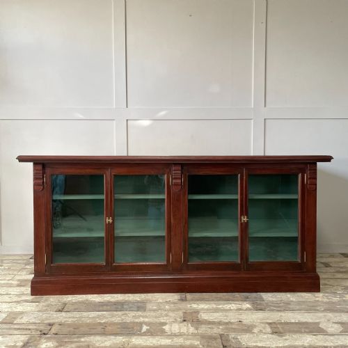 victorian mahogany haberdashery shop counter - CATEGORY: ANTIQUE CABINETS - DATED VICTORIAN