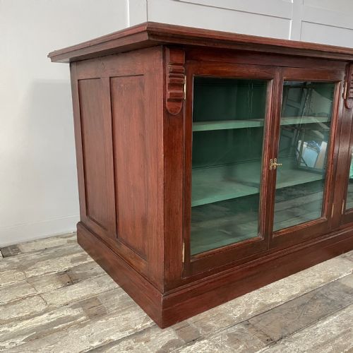 VICTORIAN MAHOGANY HABERDASHERY SHOP COUNTER - ADDITIONAL PHOTO 10