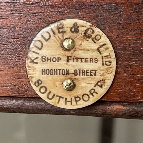 VICTORIAN MAHOGANY HABERDASHERY SHOP COUNTER - ADDITIONAL PHOTO 13