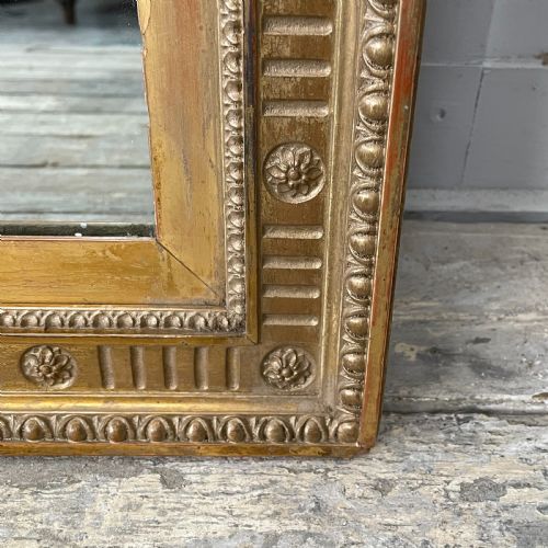 19TH C GILT WALL MIRROR - ADDITIONAL PHOTO 4