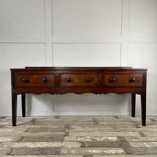 18th c oak dresser base - CATEGORY: ANTIQUE SIDEBOARDS - DATED 18TH CENTURY