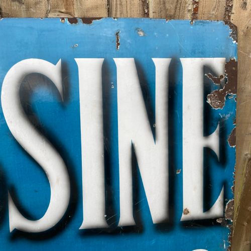 LARGE EARLY 20TH C ENAMEL ADVERTISING SIGN - ADDITIONAL PHOTO 3