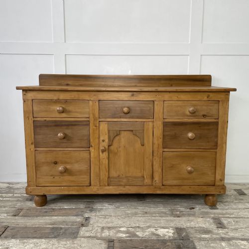 victorian pine kitchen sideboard - CATEGORY: ANTIQUE SIDEBOARDS - DATED VICTORIAN