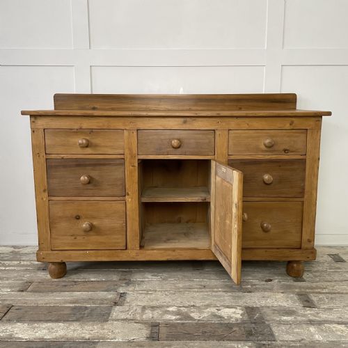 VICTORIAN PINE KITCHEN SIDEBOARD - ADDITIONAL PHOTO 1