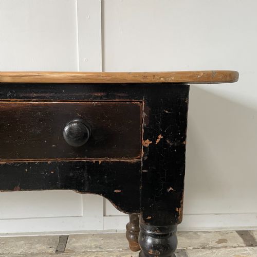 19TH C PINE KITCHEN PREP TABLE - ADDITIONAL PHOTO 6