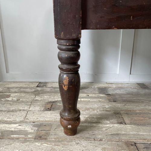 19TH C PINE KITCHEN PREP TABLE - ADDITIONAL PHOTO 10