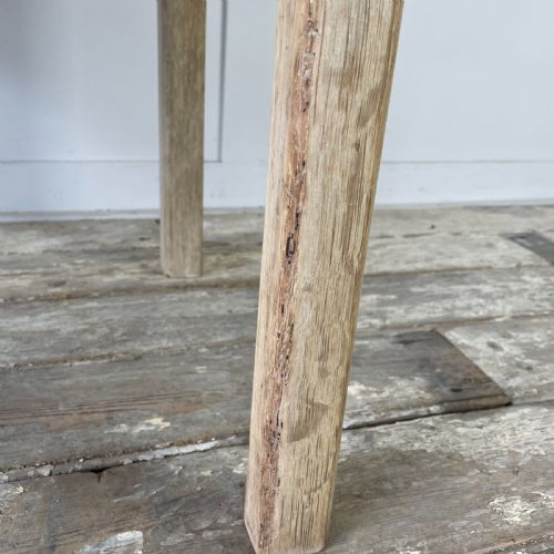 VICTORIAN BLEACHED OAK LOWBOY - ADDITIONAL PHOTO 7