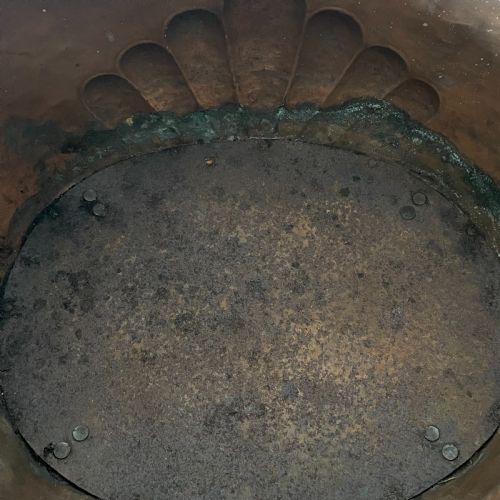 LARGE VICTORIAN COPPER COAL BIN - ADDITIONAL PHOTO 7