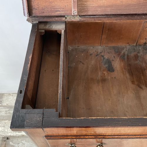C1820 OAK MAHOGANY MULE CHEST OF DRAWERS - ADDITIONAL PHOTO 15