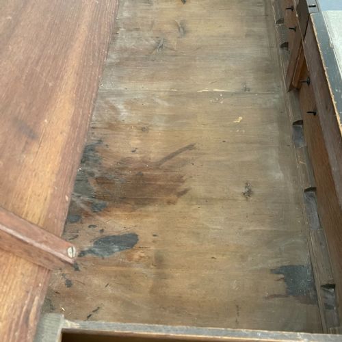 C1820 OAK MAHOGANY MULE CHEST OF DRAWERS - ADDITIONAL PHOTO 16