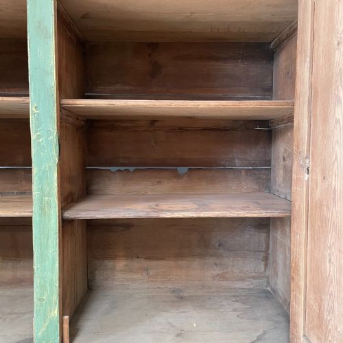 GEORGIAN PAINTED PINE HOUSEKEEPERS CUPBOARD - ADDITIONAL PHOTO 4