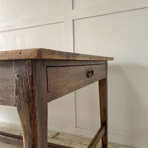 VICTORIAN PINE SCRUB TOP KITCHEN TABLE 8FT - ADDITIONAL PHOTO 6