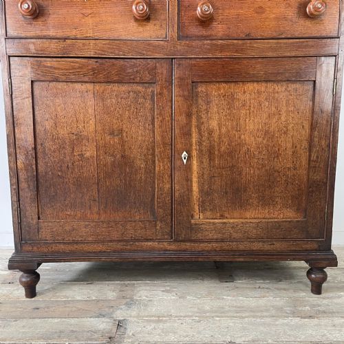EARLY 19TH C WELSH OAK FOOD CUPBOARD - ADDITIONAL PHOTO 2