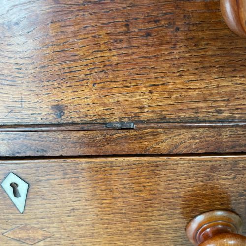 EARLY 19TH C WELSH OAK FOOD CUPBOARD - ADDITIONAL PHOTO 9