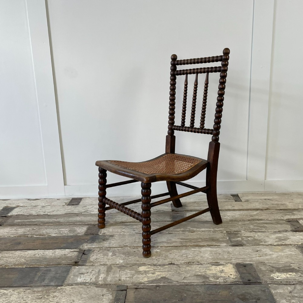 Early 20th C. Bobbin Nursing Chair