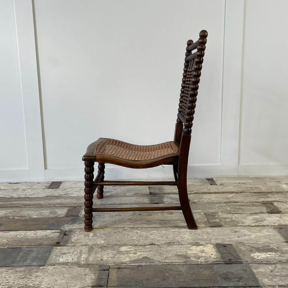 Early 20th C. Bobbin Nursing Chair View II
