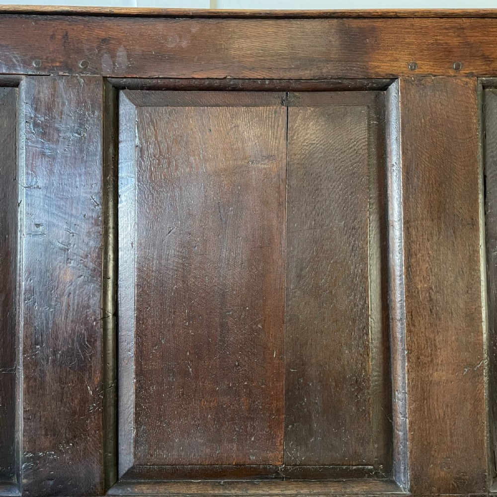 18th C. Oak Settle View VII