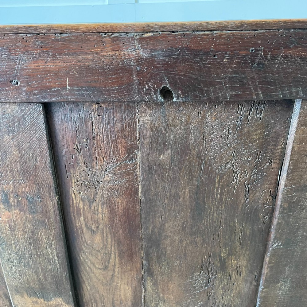 18th C. Oak Settle View XVII