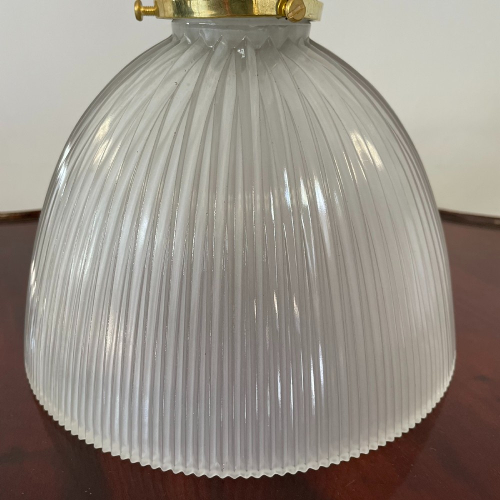 Original 1920's Holophane Pendant Light View IV