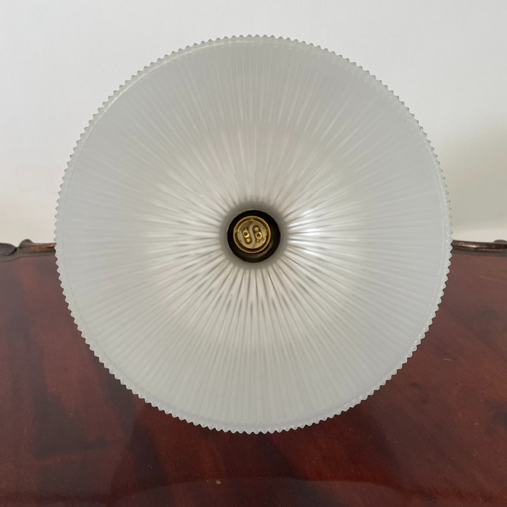 Original 1920's Holophane Pendant Light View V