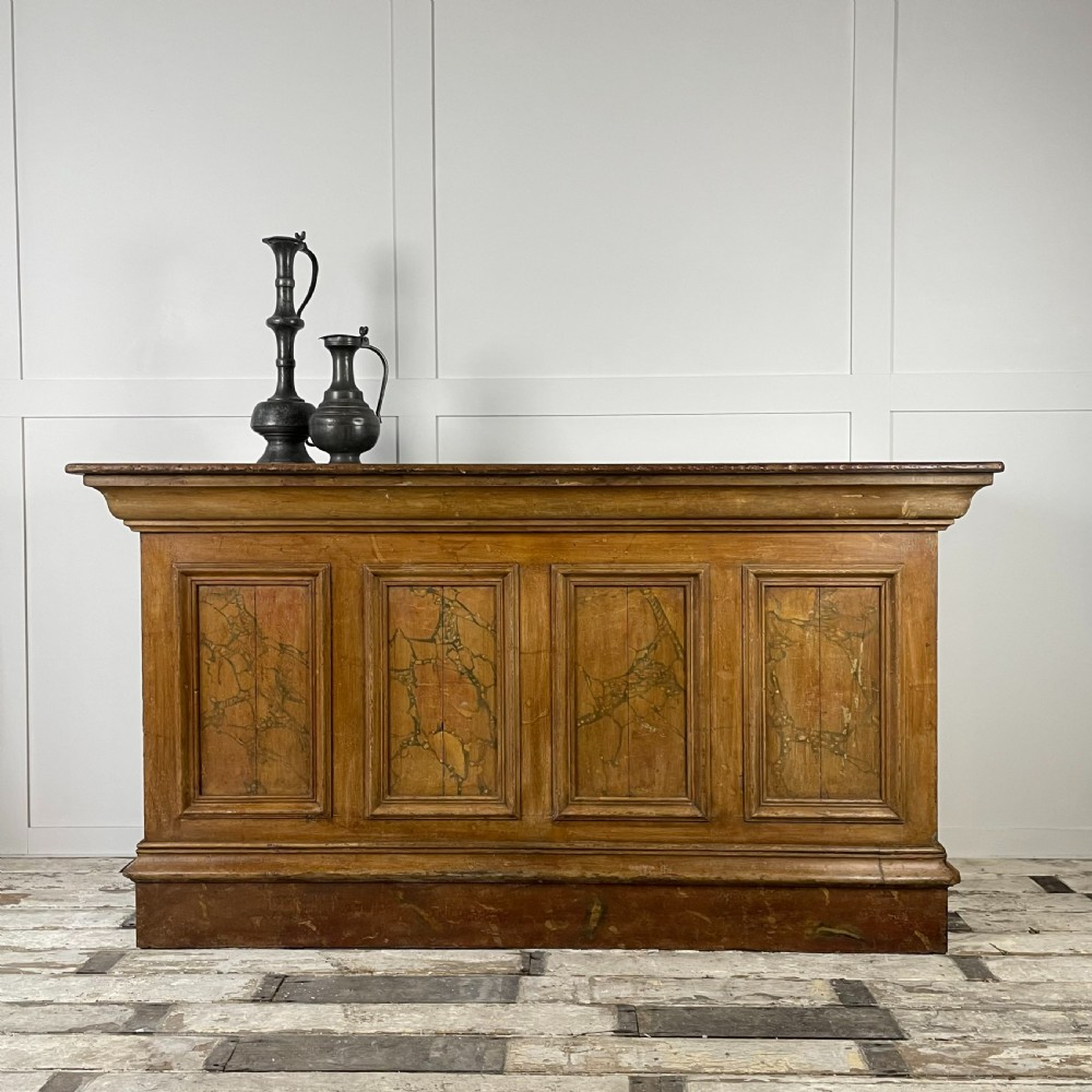 19th C. French Shop Counter