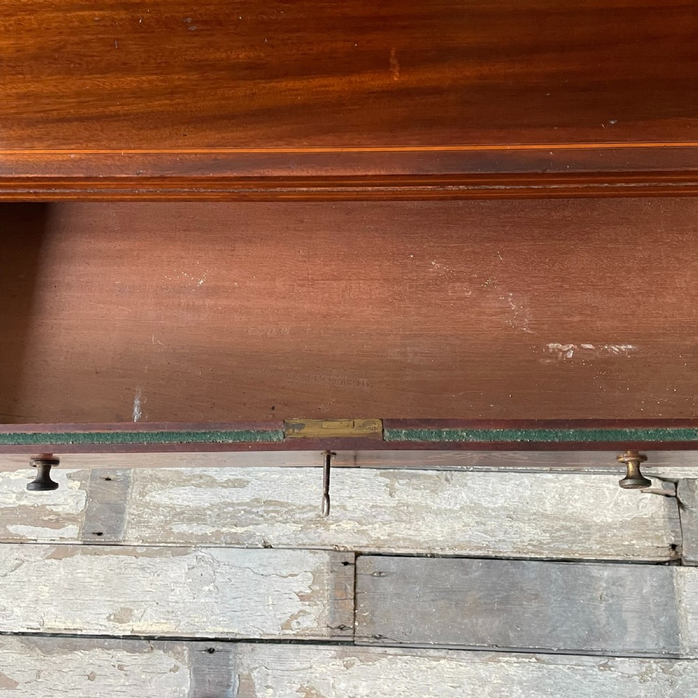 Edwardian Mahogany Inlaid Ladies Writing Desk View VIII