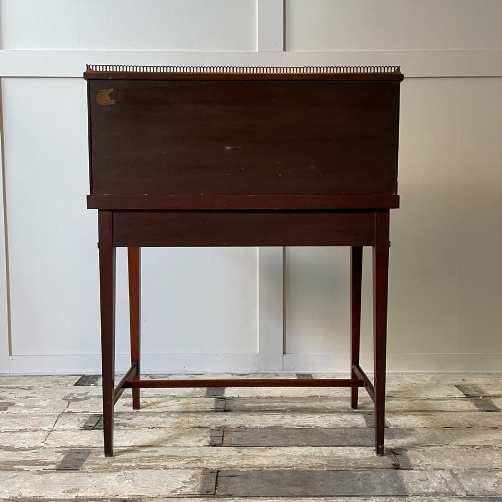 Edwardian Mahogany Inlaid Ladies Writing Desk View XII