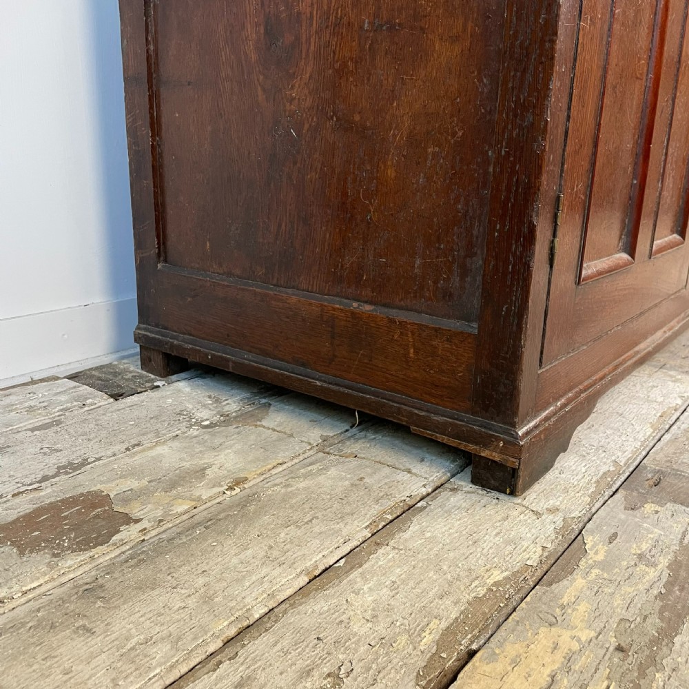 19th C. Welsh Oak Glazed Kitchen Cupboard View VII