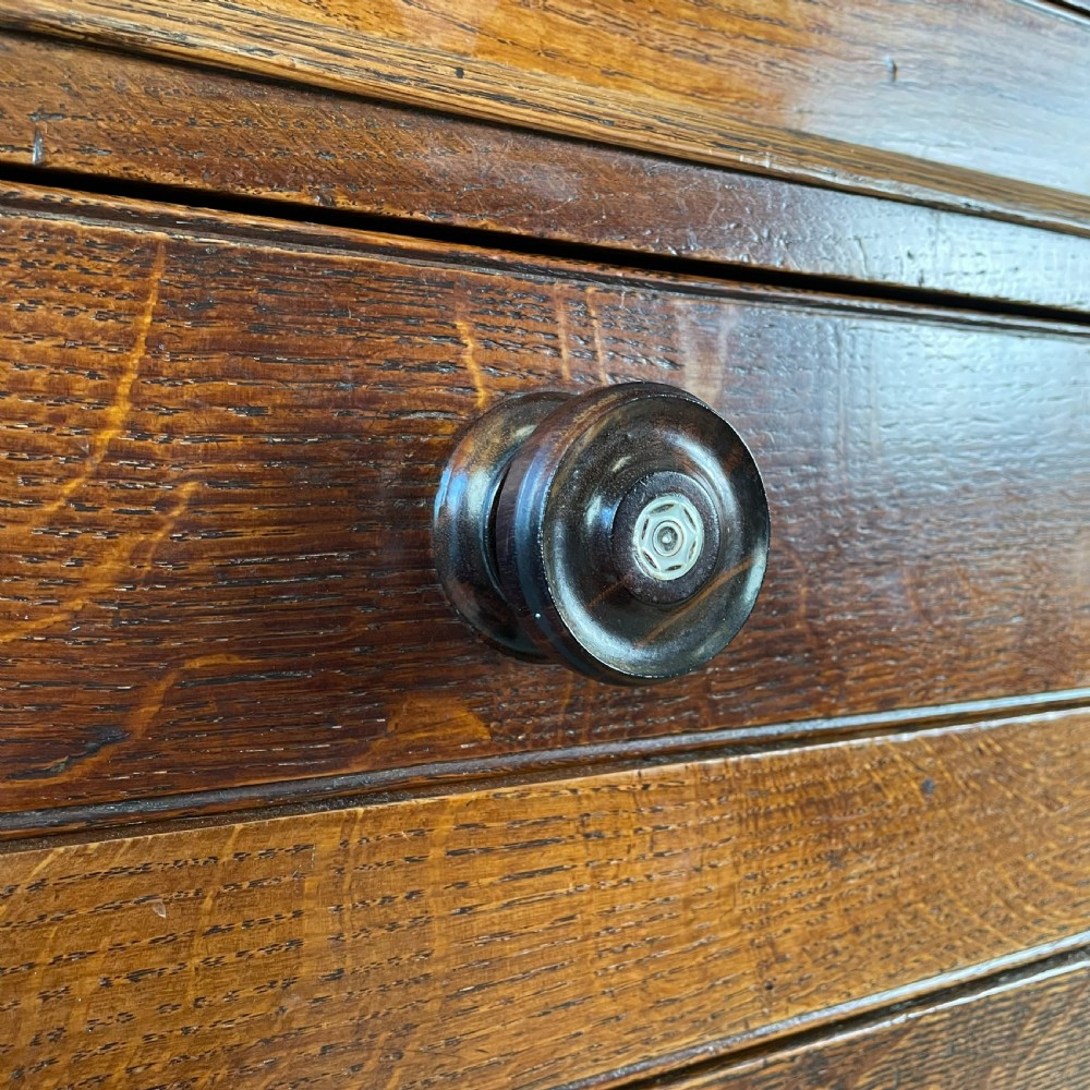 19th C. Welsh Oak Glazed Kitchen Cupboard View IX