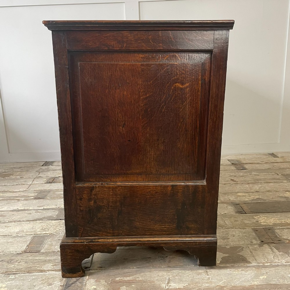 18th C. Oak Mule Chest View II
